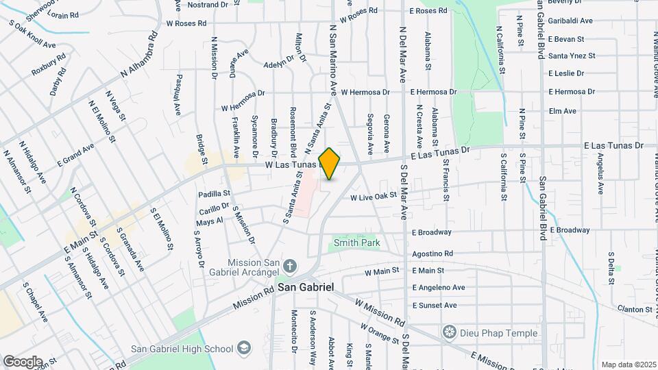 122 De Anza St Map and Location Details