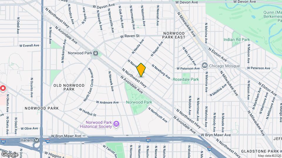 5933 Northwest Hwy Mapa y Detalles de la Ubicación