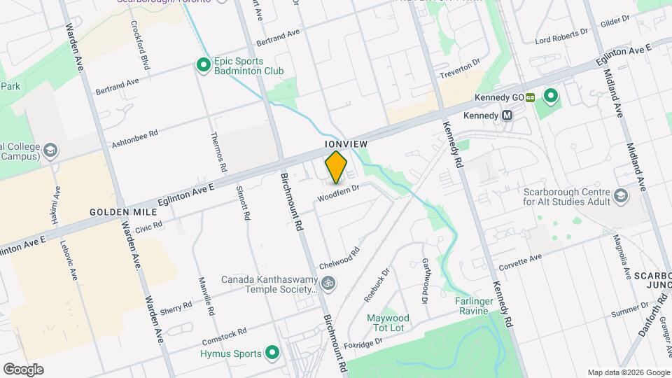 94 Woodfern Dr Map and Location Details
