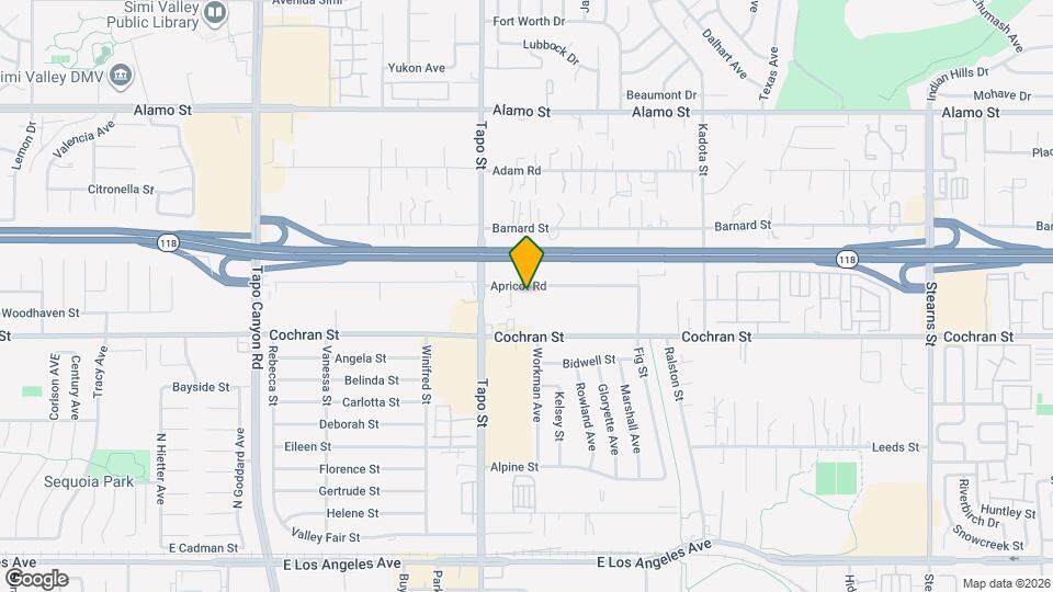 4484 Apricot Rd Map and Location Details