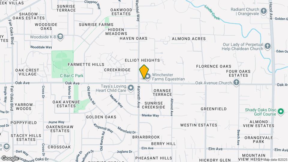 8517 Oak Ave Map and Location Details