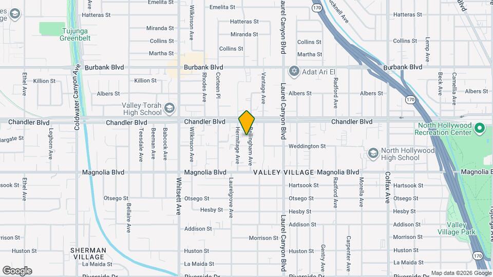 5315 Bellingham Ave Map and Location Details