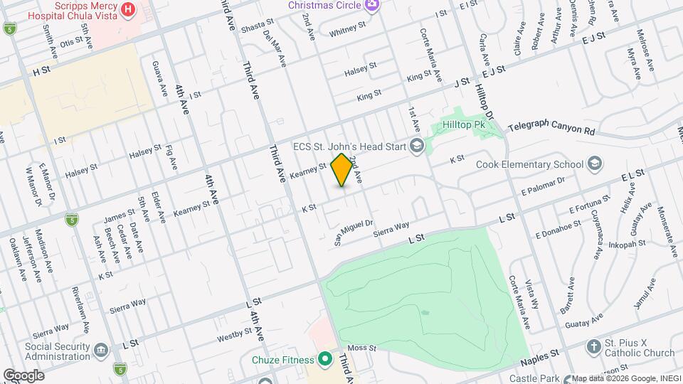 227 K St Map and Location Details