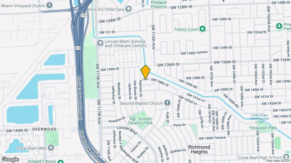 11250 SW 138th St Map and Location Details