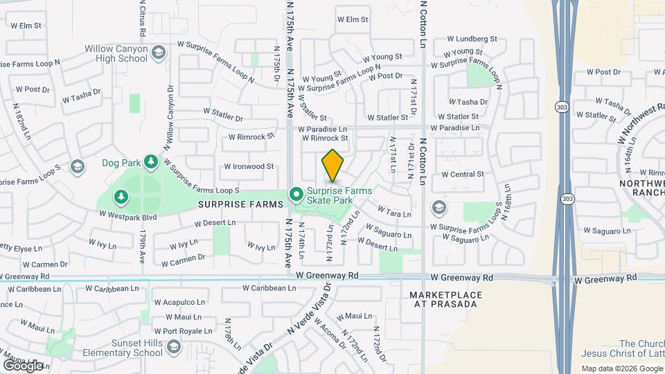 17321 W Tara Ln Map and Location Details