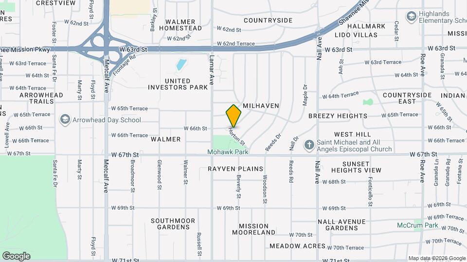 6661 Woodson Dr Map and Location Details