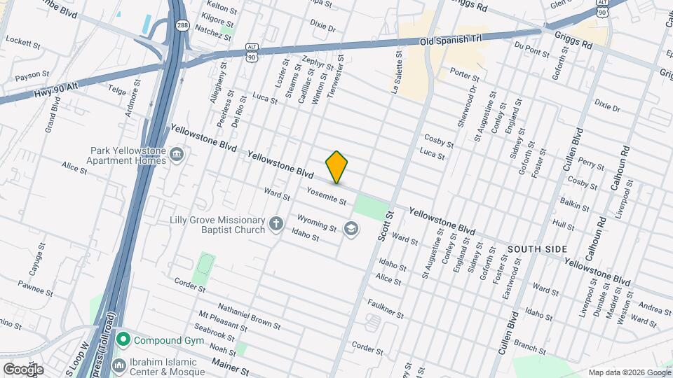 3710 Yellowstone Blvd Map and Location Details