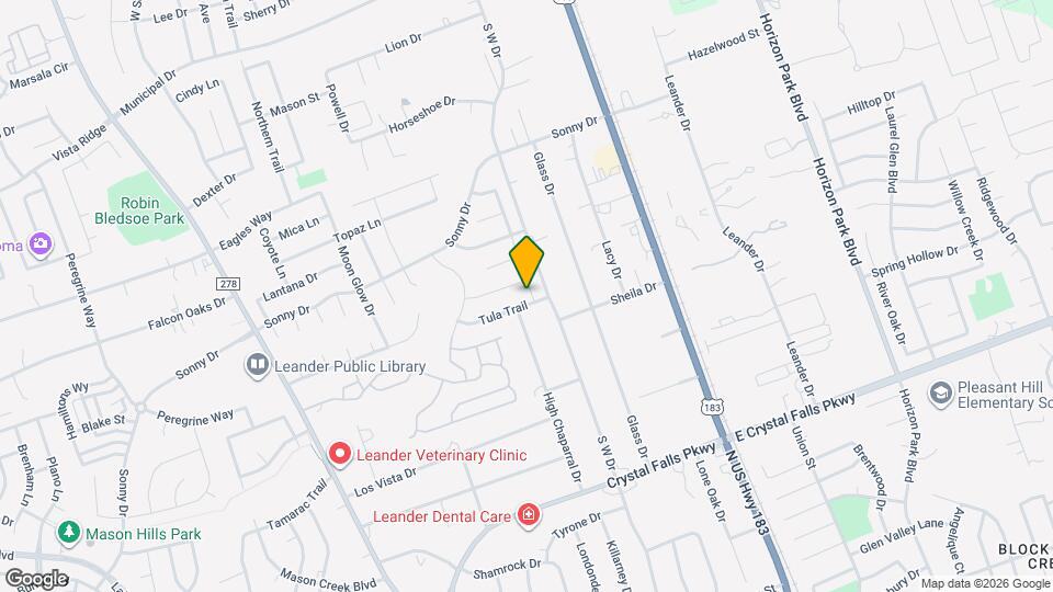 401 Tula Trail Map and Location Details