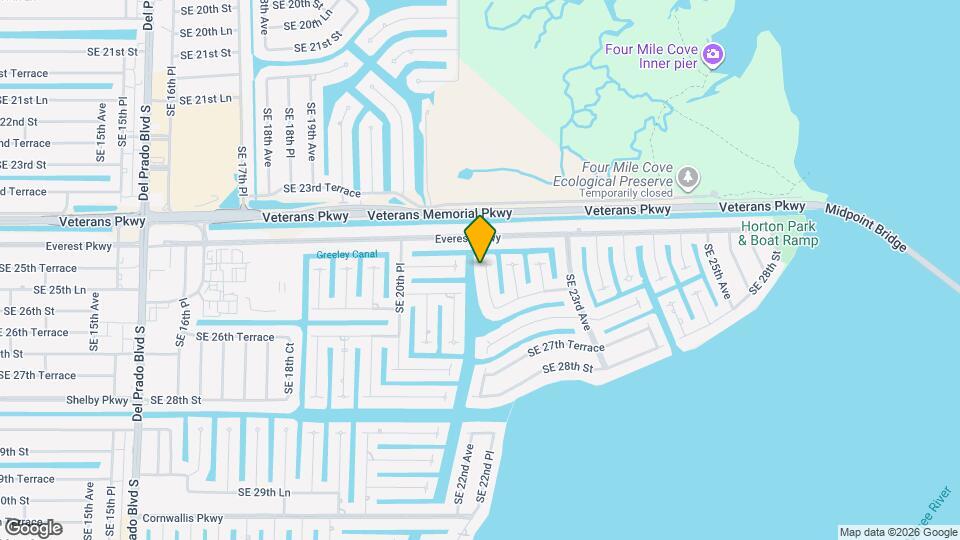 2516 SE 22nd Ave Map and Location Details