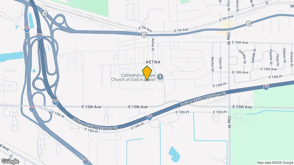 3813 E 13th Ave Map and Location Details