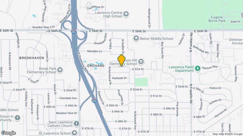 7355 Westchester Dr Map and Location Details