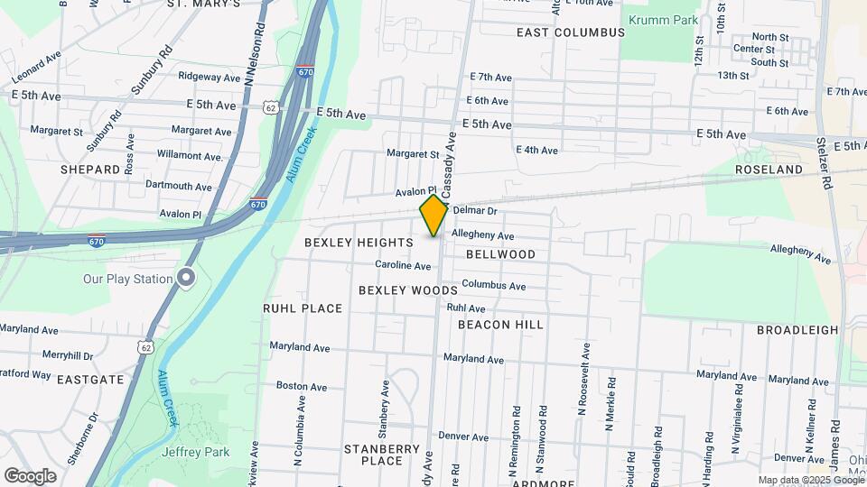 Cassady North Apartments Map and Location Details