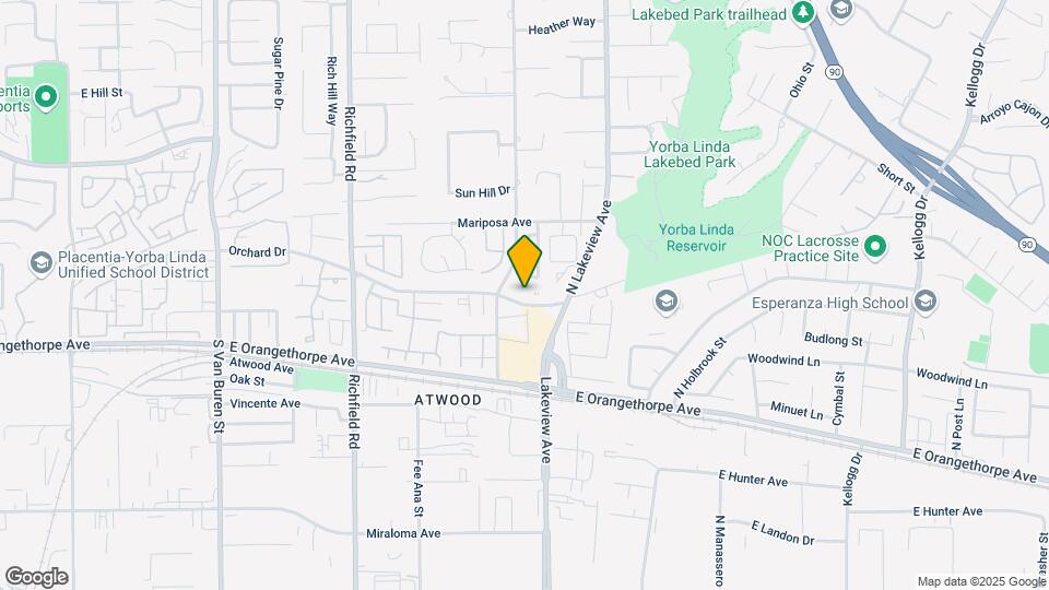 2017 Orchard Dr Map and Location Details