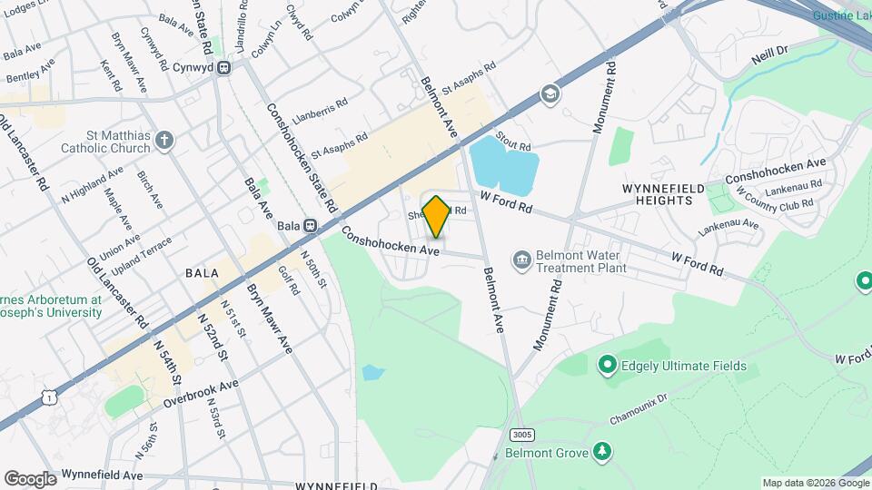 4511 Conshohocken Ave Map and Location Details
