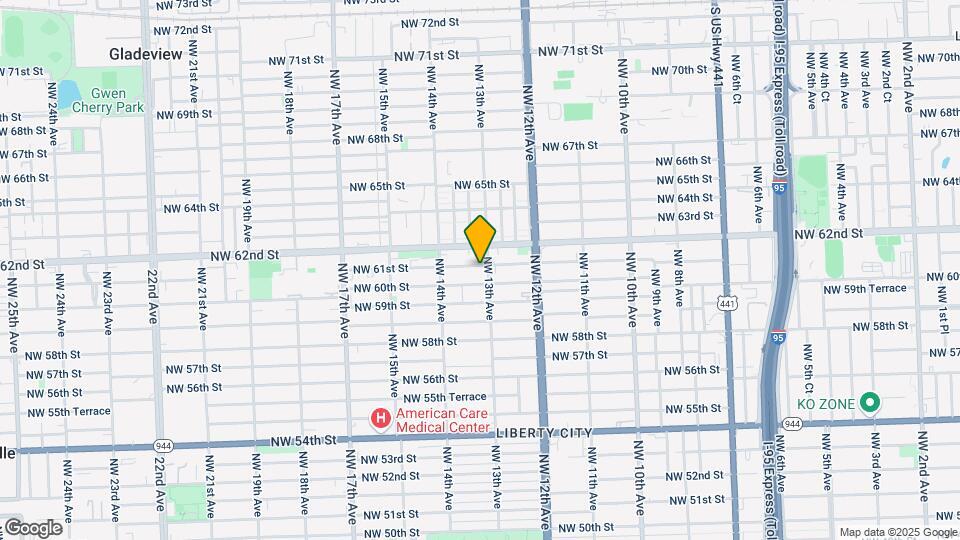 1306 NW 61st St Map and Location Details