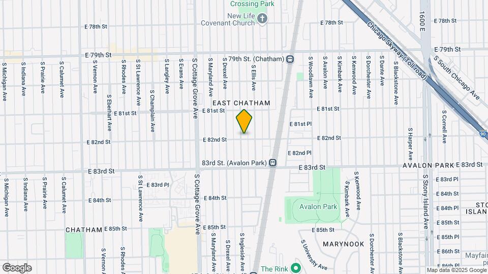 8155 S Ingleside Ave Map and Location Details