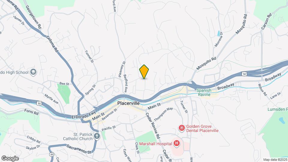 2896 Clay St Map and Location Details