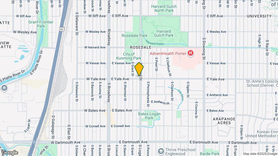 2695 S Logan St Map and Location Details