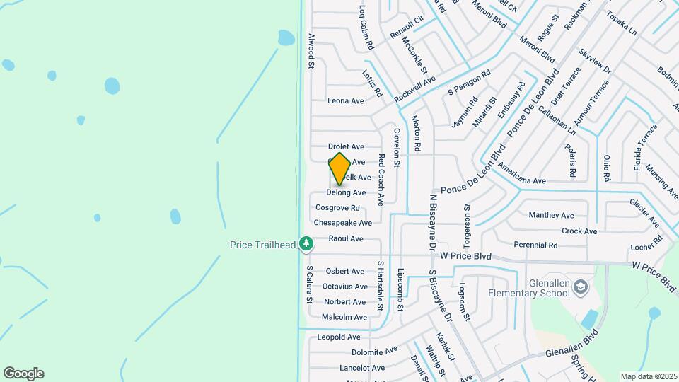 8388 Delong Ave Map and Location Details