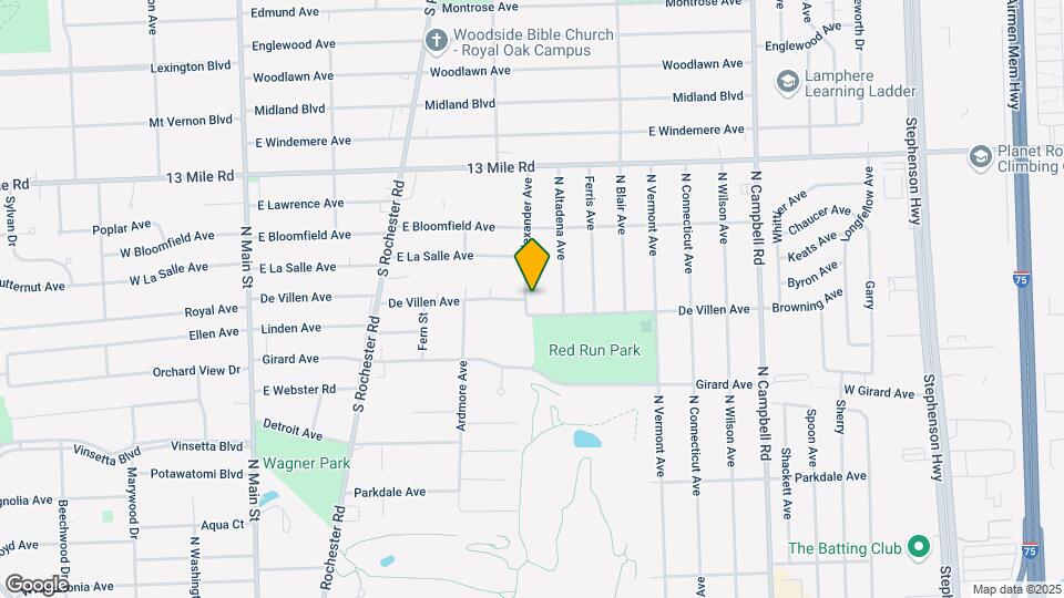 2914 N Alexander Ave Map and Location Details