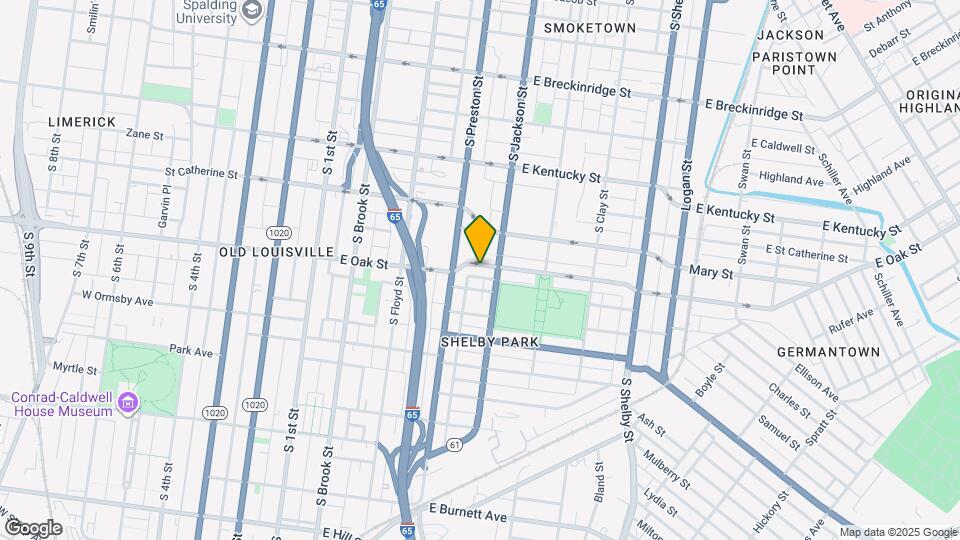 426 E Oak St Mapa y Detalles de la Ubicación