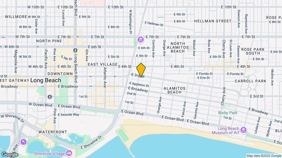 1008 E 3rd St Map and Location Details
