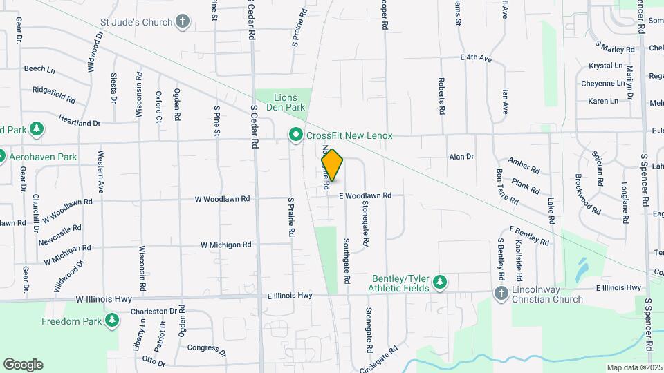 620 Northgate Rd Map and Location Details