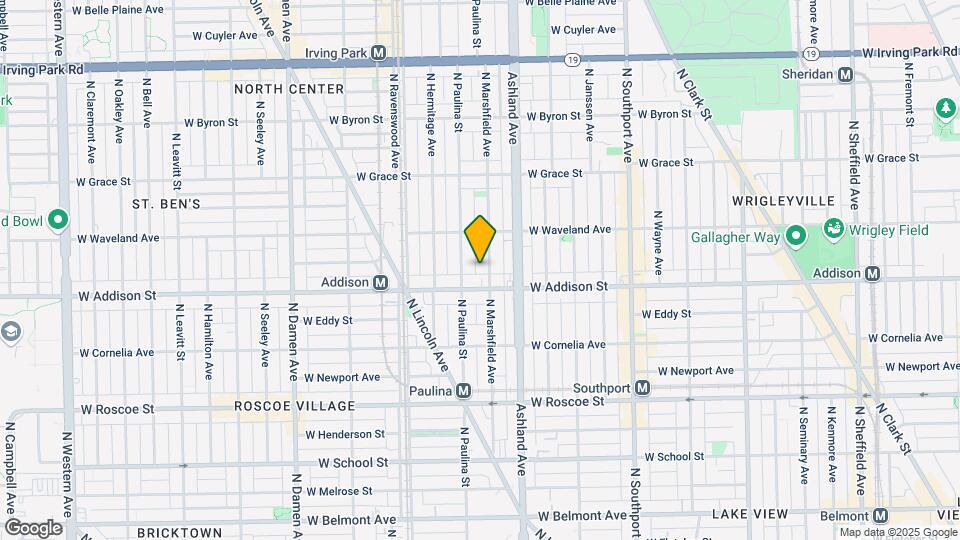 3616 N Marshfield Ave Map and Location Details
