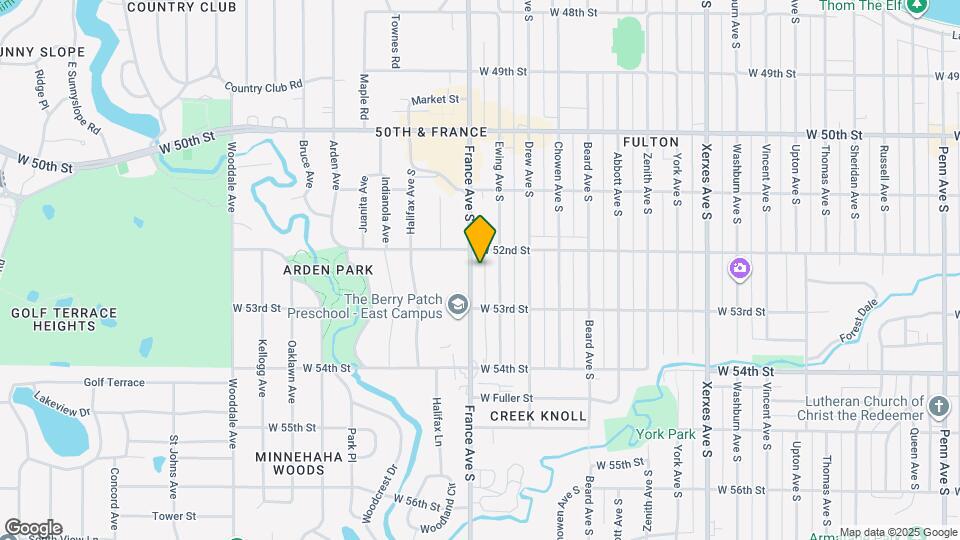 5217 France Ave S Mapa y Detalles de la Ubicación