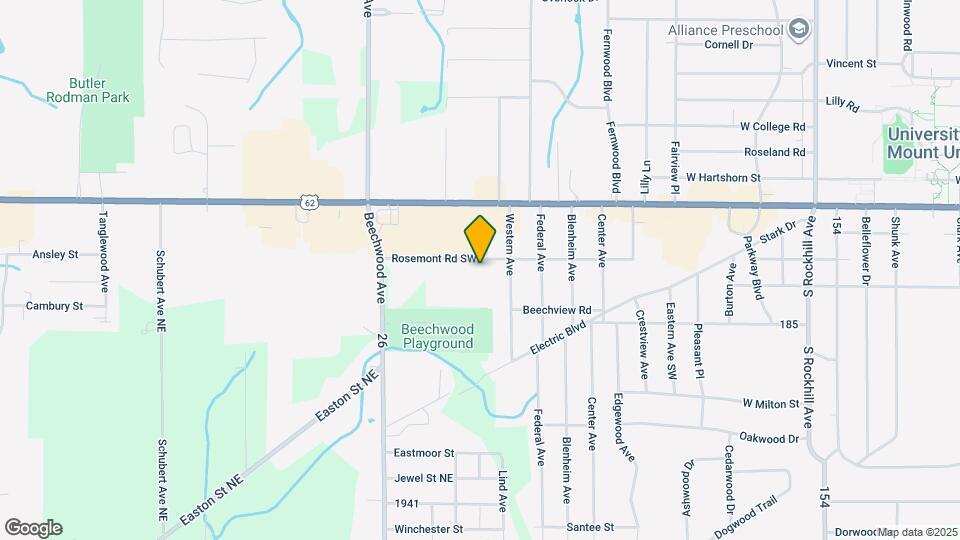 1676 Rosemont Rd, Unit 1676 Map and Location Details