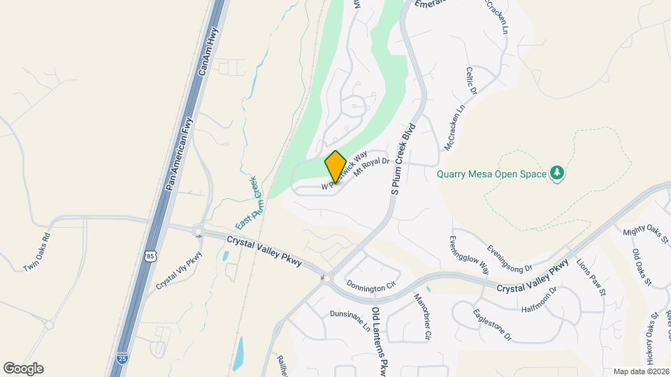 498 W Prestwick Way Map and Location Details