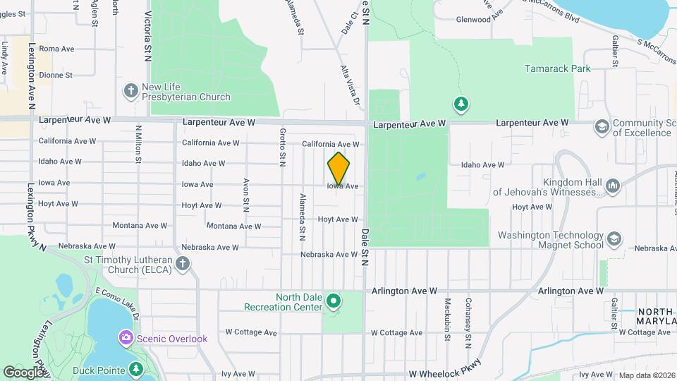 656 Iowa Ave W Map and Location Details