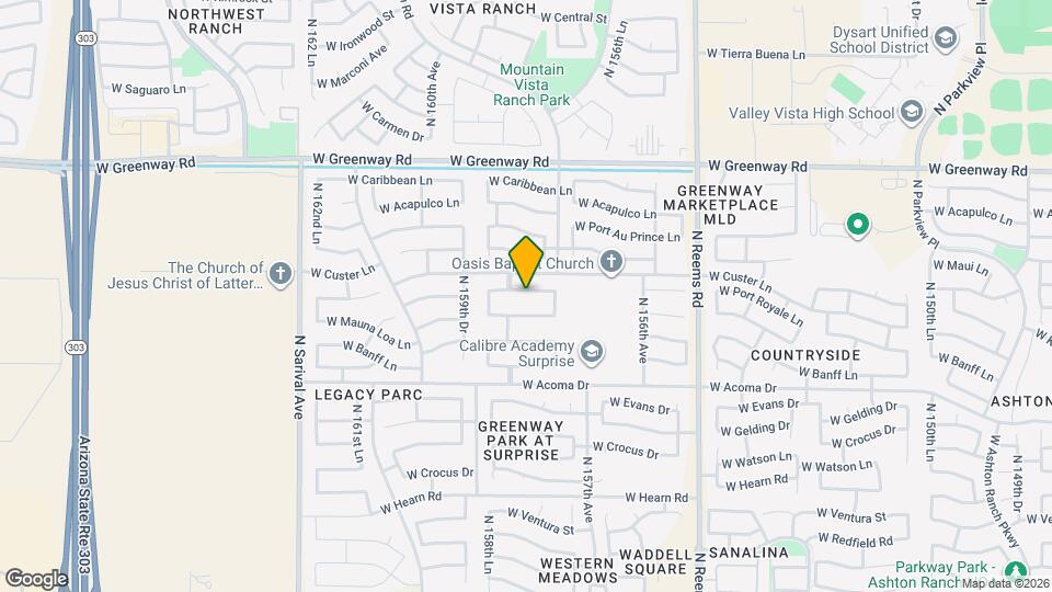 15831 W Port Royale Ln Map and Location Details