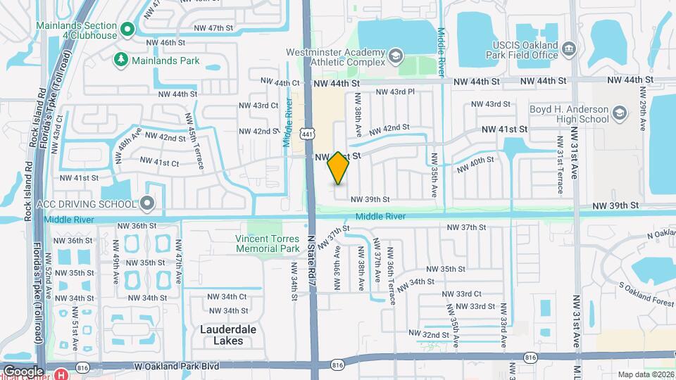 3932 NW 39th Ave Mapa y Detalles de la Ubicación