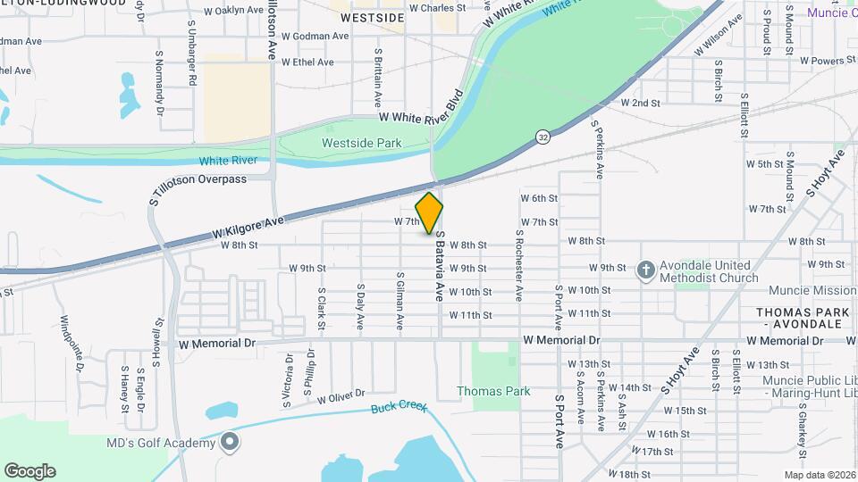 2204 W 8th St Map and Location Details