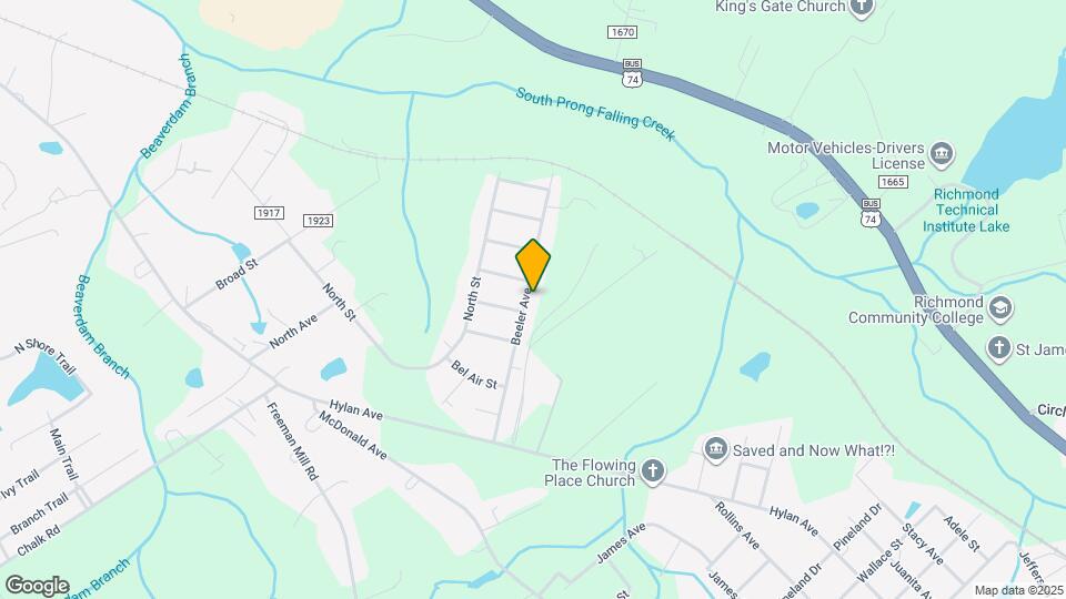 502 Beeler Ave Map and Location Details