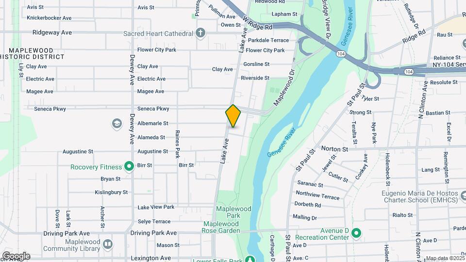 1186 Lake Ave Mapa y Detalles de la Ubicación