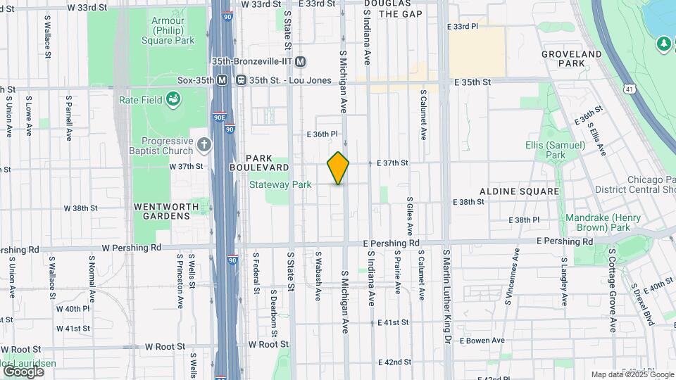 3740 S Michigan Ave Map and Location Details