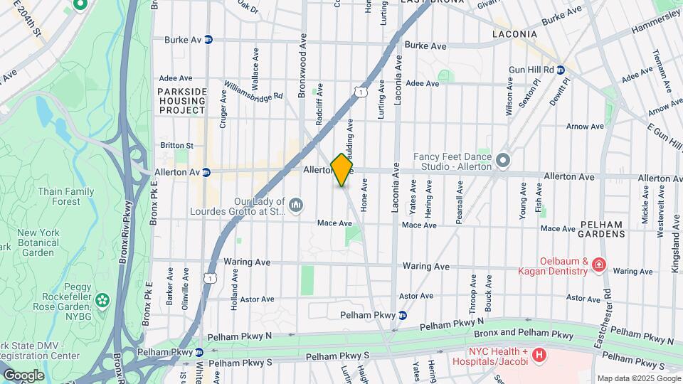 2553 Williamsbridge Rd-Unit -2 Map and Location Details