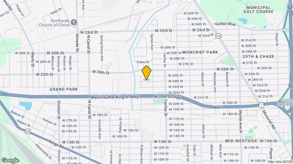 1170 W 21st St Map and Location Details