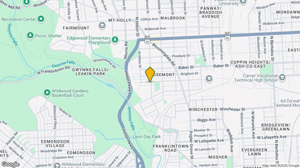 3203 Presstman St Map and Location Details