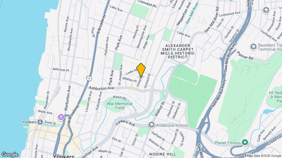 26 Vineyard Ave, Unit 1 Map and Location Details