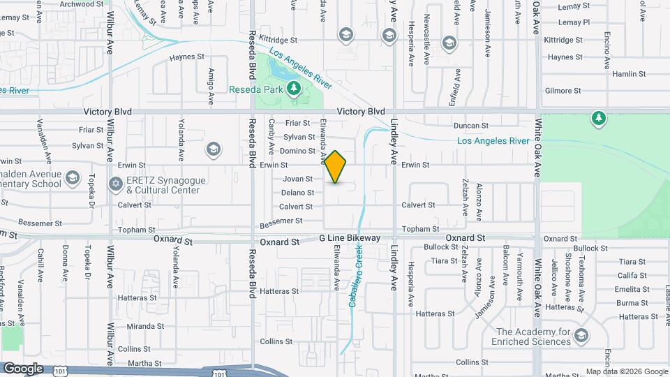 18244 Jovan St Map and Location Details