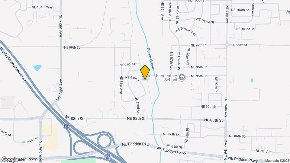 9307 NE 83rd Ave Map and Location Details