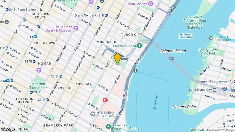 326 E 35th St Mapa y Detalles de la Ubicación