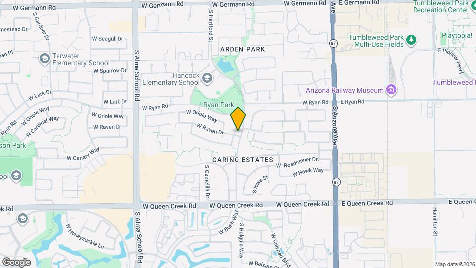 2631 S Leonard Pl Map and Location Details