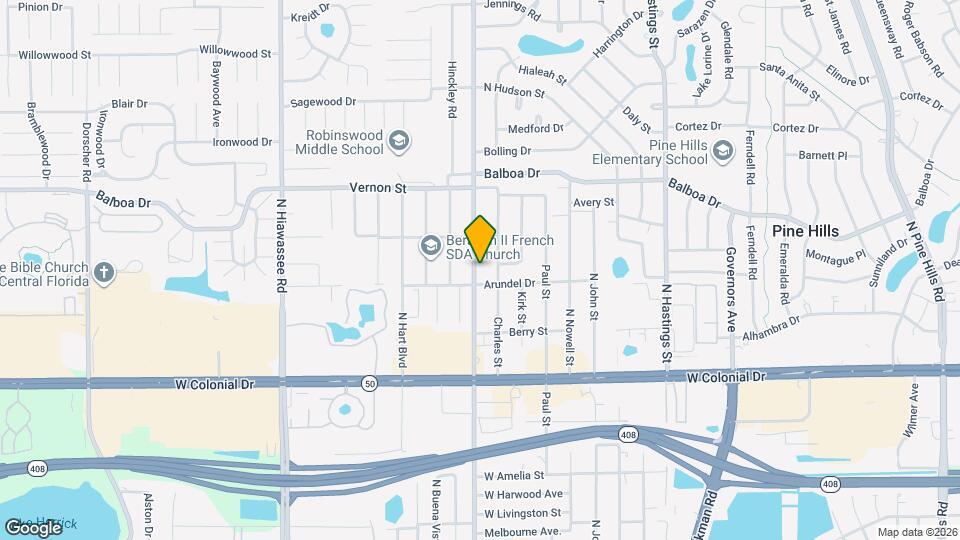 1115 N Powers Dr Mapa y Detalles de la Ubicación