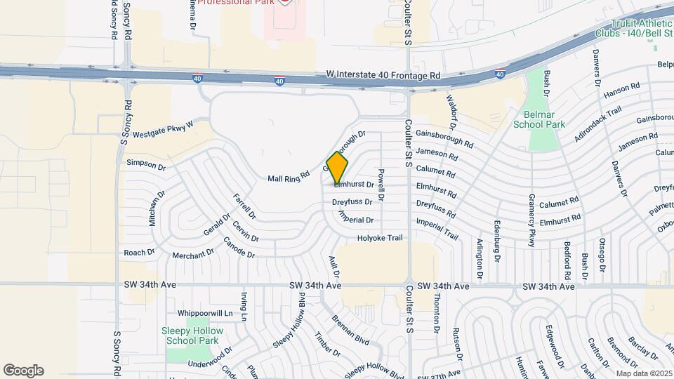 7503 Elmhurst Dr Map and Location Details