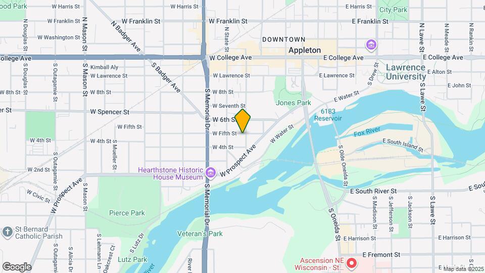 601 S Walnut St, Unit Historical Haven Map and Location Details