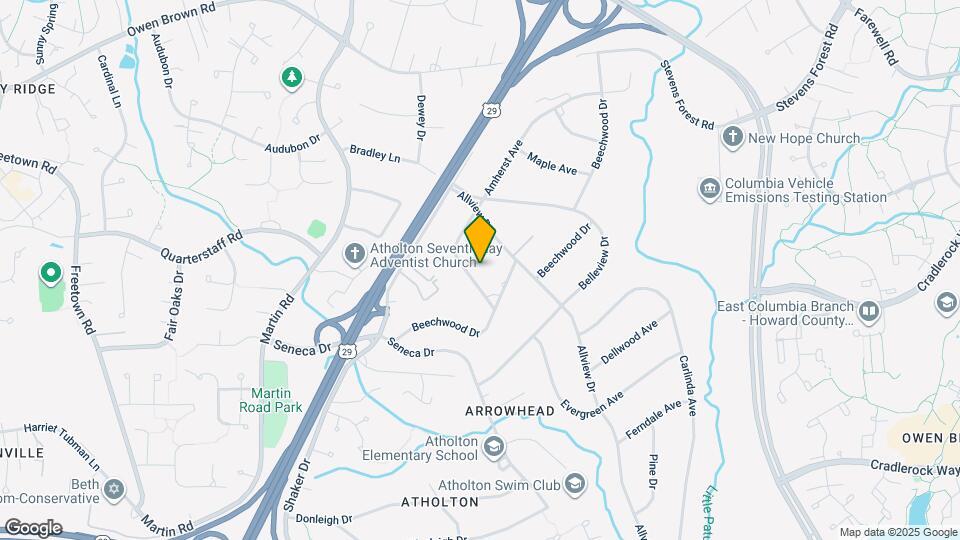 6427 Amherst Ave Map and Location Details